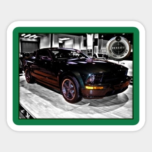 Bullitt Ford Mustang. Sticker